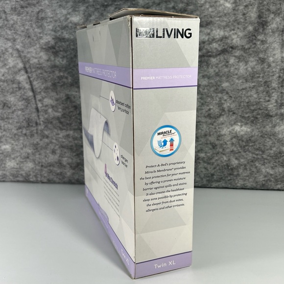 Protect-A-Bed Premier Mattress Protector Twin XL Soft Waterproof College Dorm - Picture 4 of 13